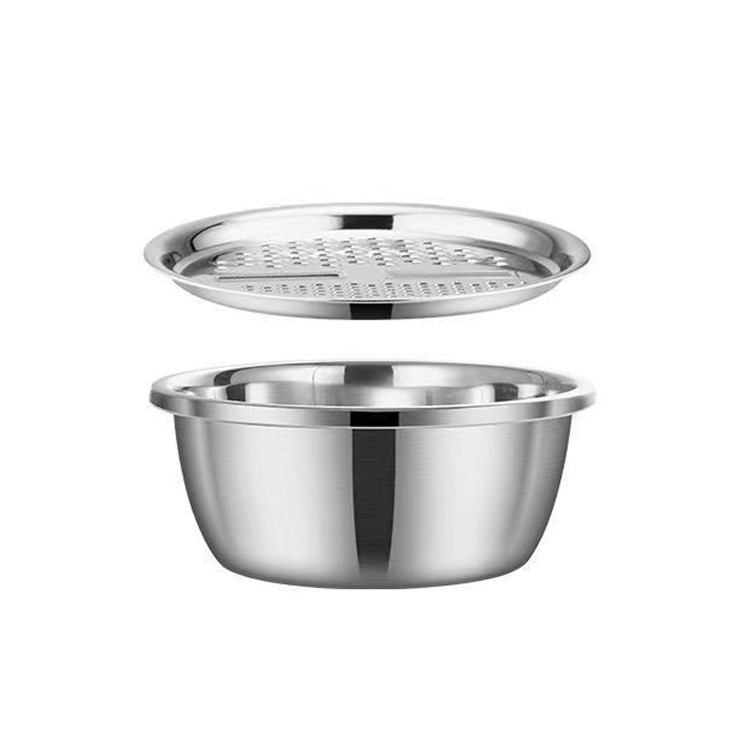 Stainless Steel Grater with Drain Basket🥕🥗