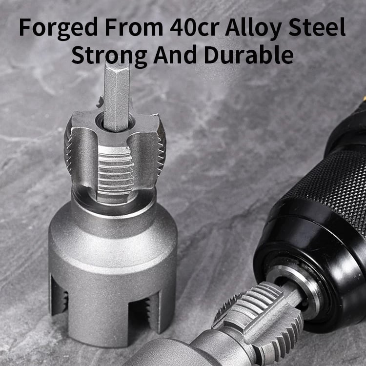 🔩Universal Internal & External Pipe Threading Tool – Compact, Durable & Easy to Use✨