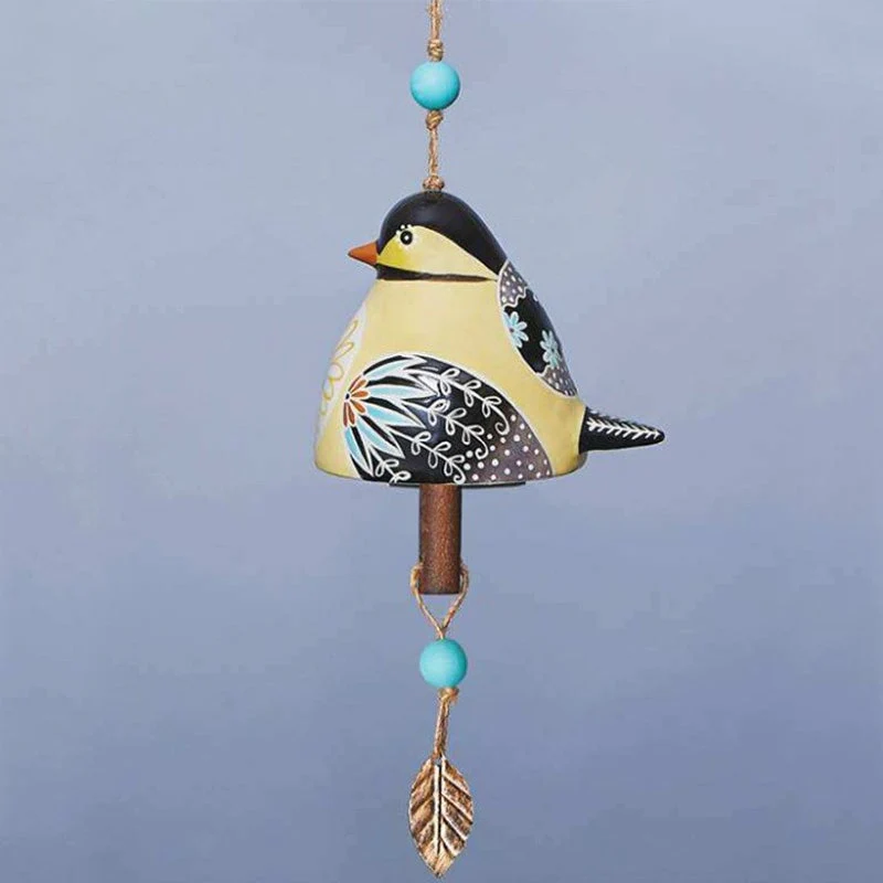 Hand-Painted Ceramic Bird wind Chimes