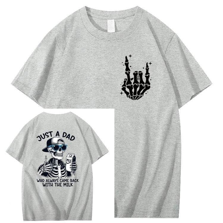 Just A Dad Who Always Came Back With The Milk T-Shirt