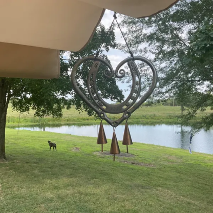 100% Handmade | The Horseshoe Heart Wind Chime ❤