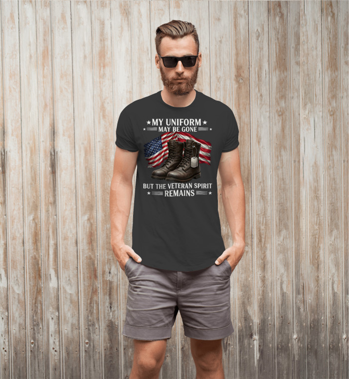 MY UNIFORM MAY BE GONE  Unisex Short Sleeve Classic Tee