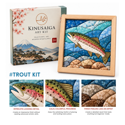 DIY Fabric Mosaic Art Kit
