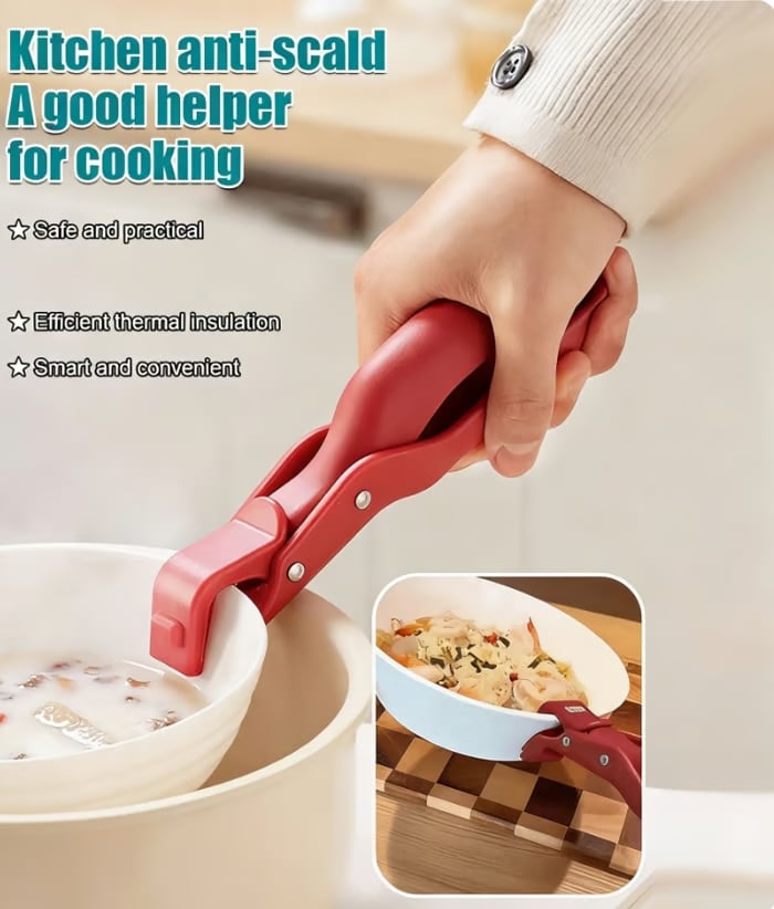 ⏰Final 6 Hours: 🔥Multi-Purpose Anti-Scald Bowl Holder Clip for Kitchen