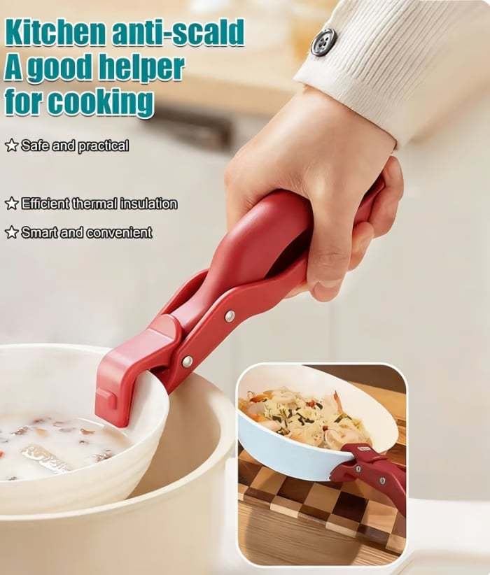 ⏰Final 6 Hours: 🔥Multi-Purpose Anti-Scald Bowl Holder Clip for Kitchen