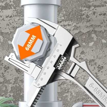 ⏳Christmas Special Offer💥Reversible sink wrench with 6-68mm jaw opening