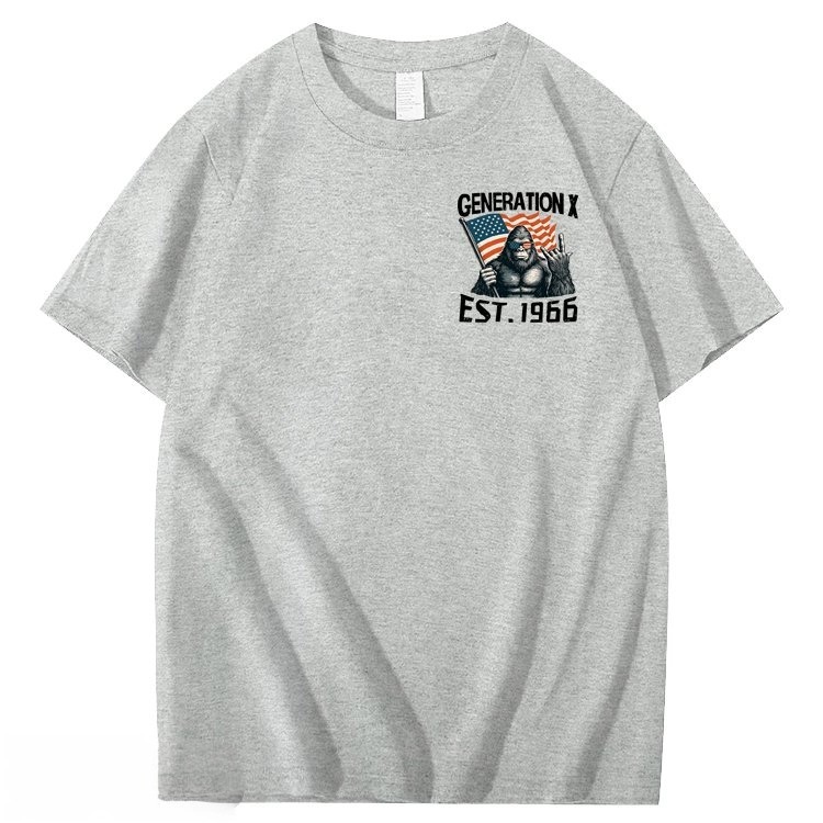 Walk Away I Am A Grumpy Old Man America BigFoot Gen X 100% Cotton T-Shirt