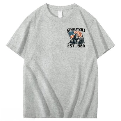 Walk Away I Am A Grumpy Old Man America BigFoot Gen X 100% Cotton T-Shirt