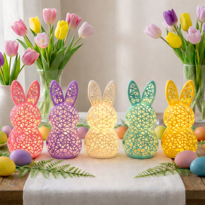 Easter Bunny LED Tabletop Lights Decorations
