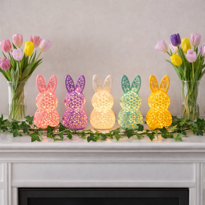 Easter Bunny LED Tabletop Lights Decorations