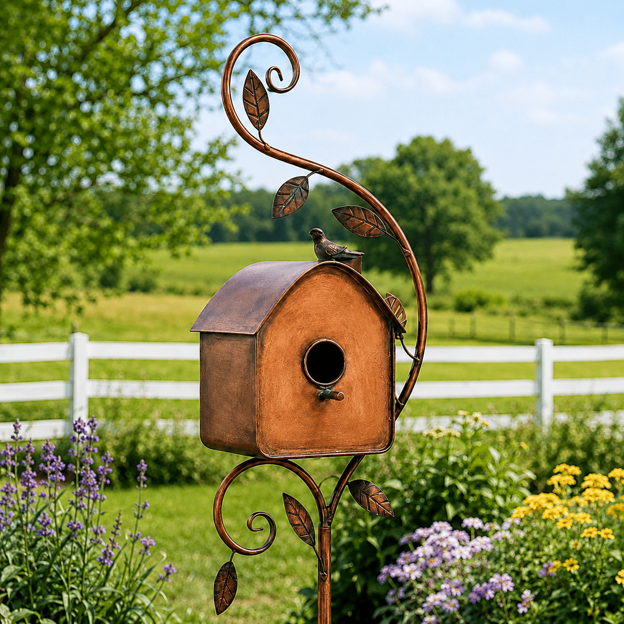 🔥Hot Sale 49% OFF Sola🔥-❤🐦Handmade Iron Birdhouse❤