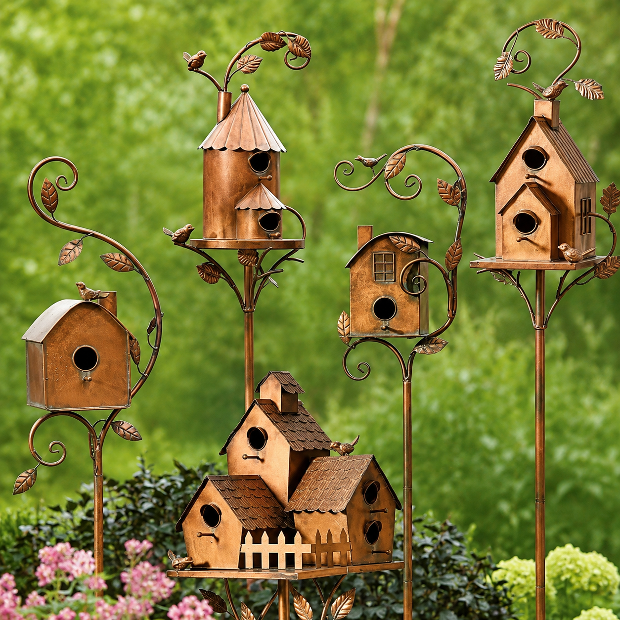 🔥Hot Sale 49% OFF Sola🔥-❤🐦Handmade Iron Birdhouse❤