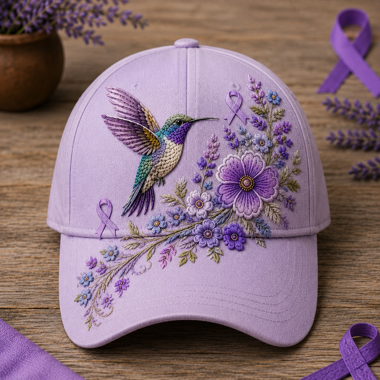 Floral Hummingbird Hat🕊️