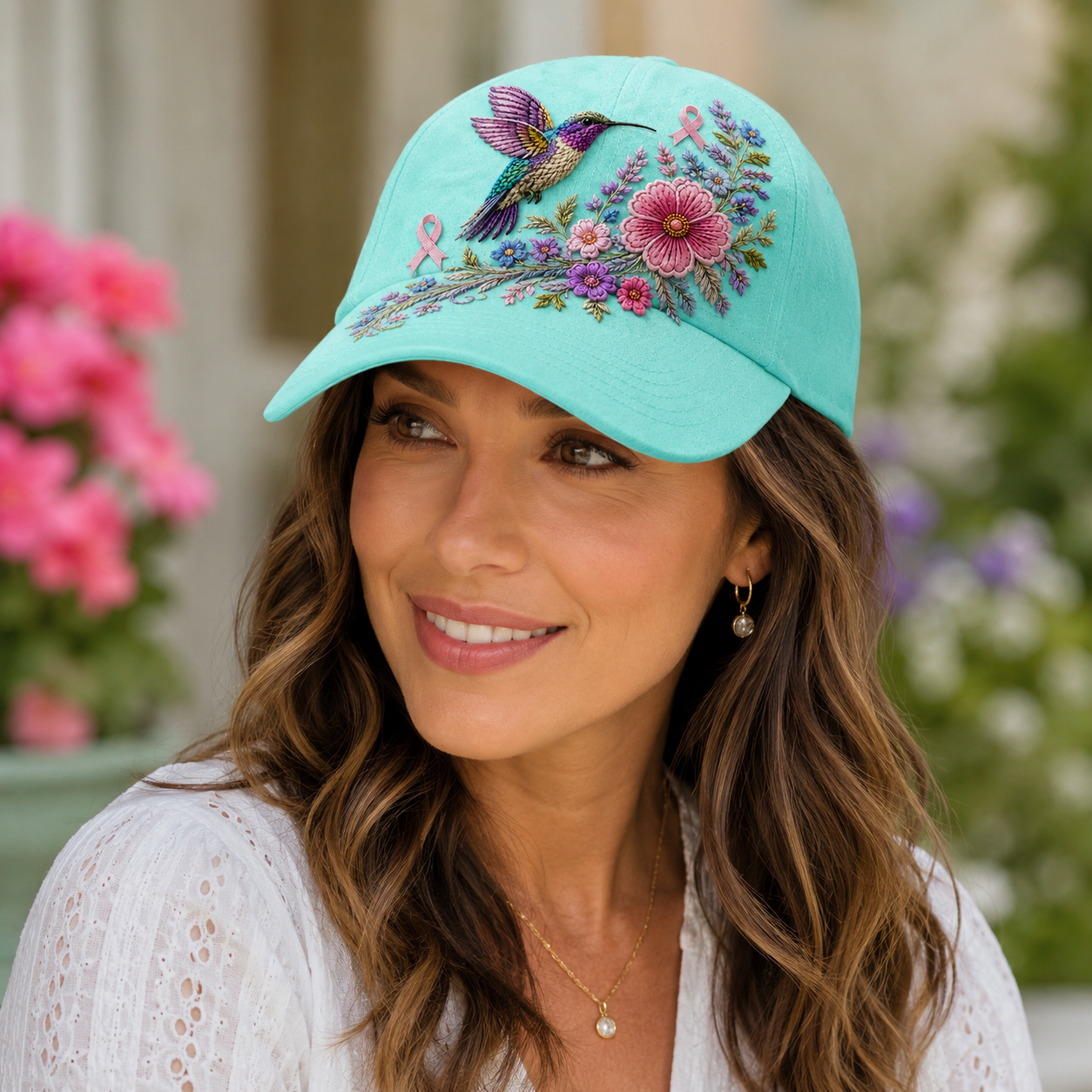 Floral Hummingbird Hat🕊️