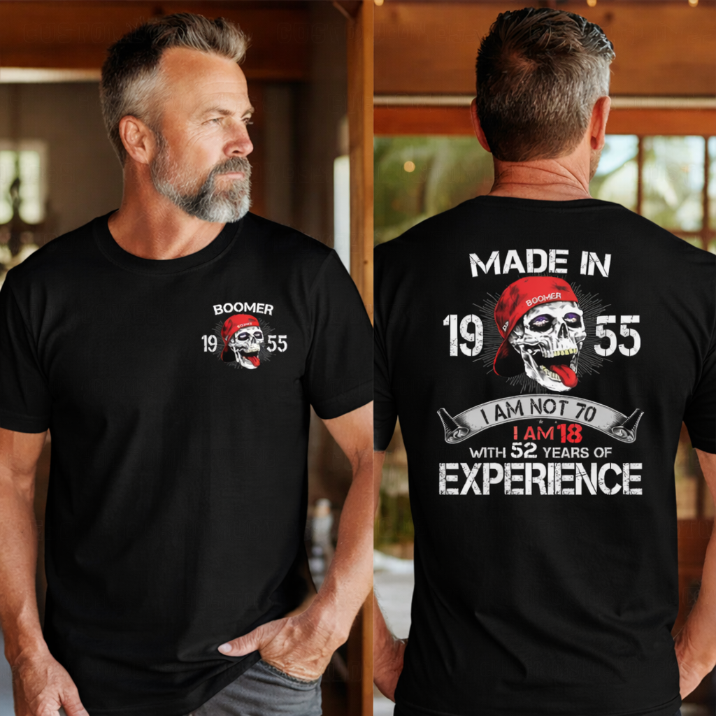 Custom Made In 19xx Skull T-shirt