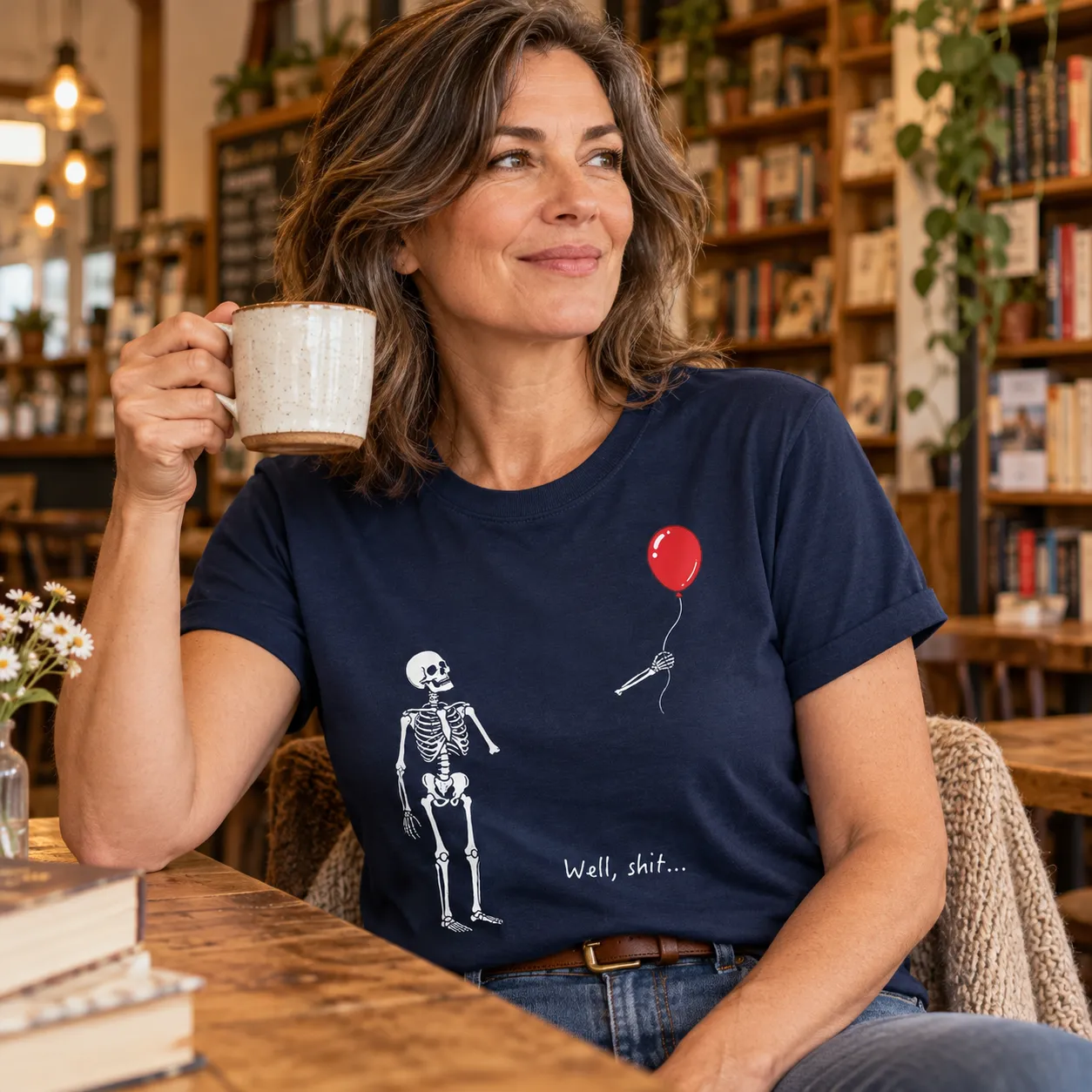 Skeleton Lost Balloon T-shirt