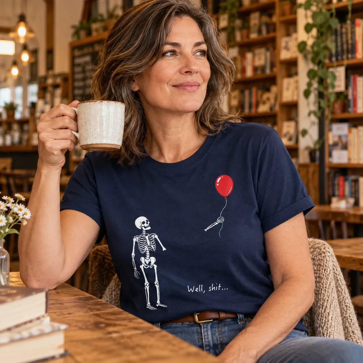 Skeleton Lost Balloon T-shirt