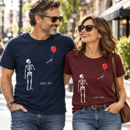 Skeleton Lost Balloon T-shirt