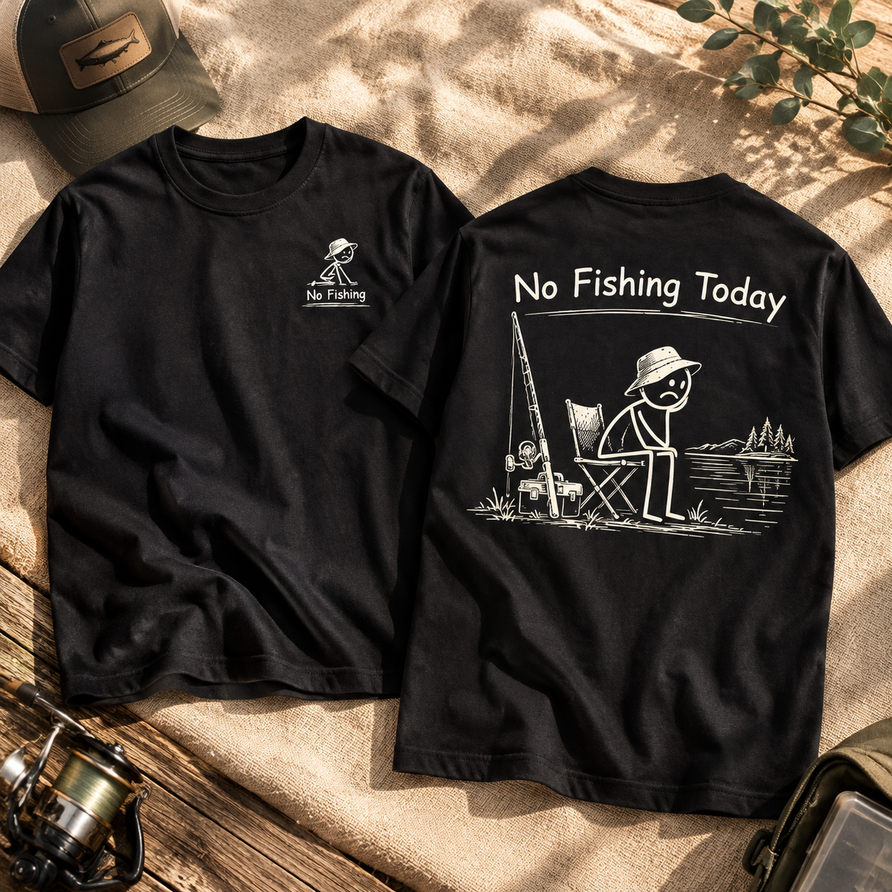 No Fishing today T-shirt