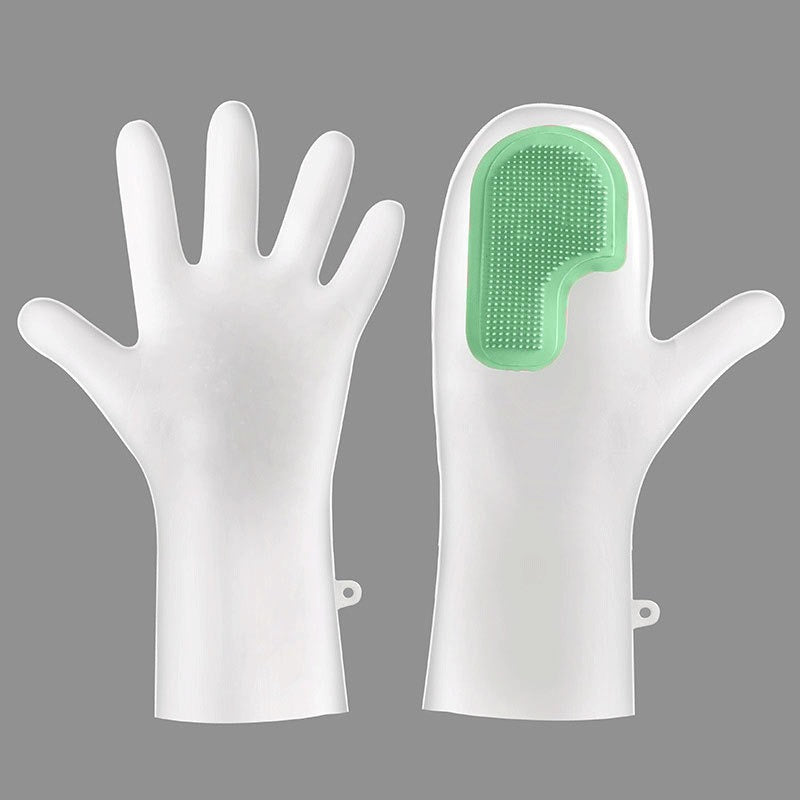 Scrubber Dishwashing Gloves