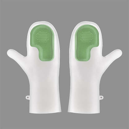 Scrubber Dishwashing Gloves