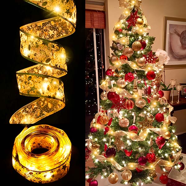 Nastro natalizio luminoso (500 cm) | SHINESTRAP 2+2 GRATIS