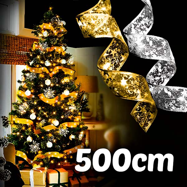 Nastro natalizio luminoso (500 cm) | SHINESTRAP 2+2 GRATIS