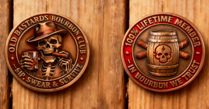 “Old Bastards Whiskey Club – Sip, Swear & Survive!”