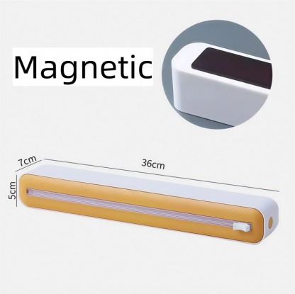 🎁 🔥Hot Sale 50% OFF NOW!⚡Aluminum Foil & Plastic Wrap Dispenser with Cutter - Easy One-Hand Operation