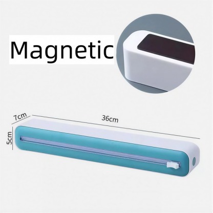 🎁 🔥Hot Sale 50% OFF NOW!⚡Aluminum Foil & Plastic Wrap Dispenser with Cutter - Easy One-Hand Operation