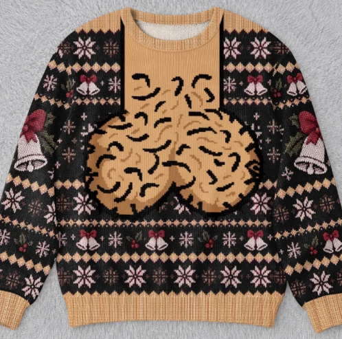 Custom Funny Ugly Sweatshirt - Personalized Christmas Birthday Gifts For Husband, Son, Grandson, Brother, Grandpa, Dad, Yourself - Jingle Balls All The Way Today