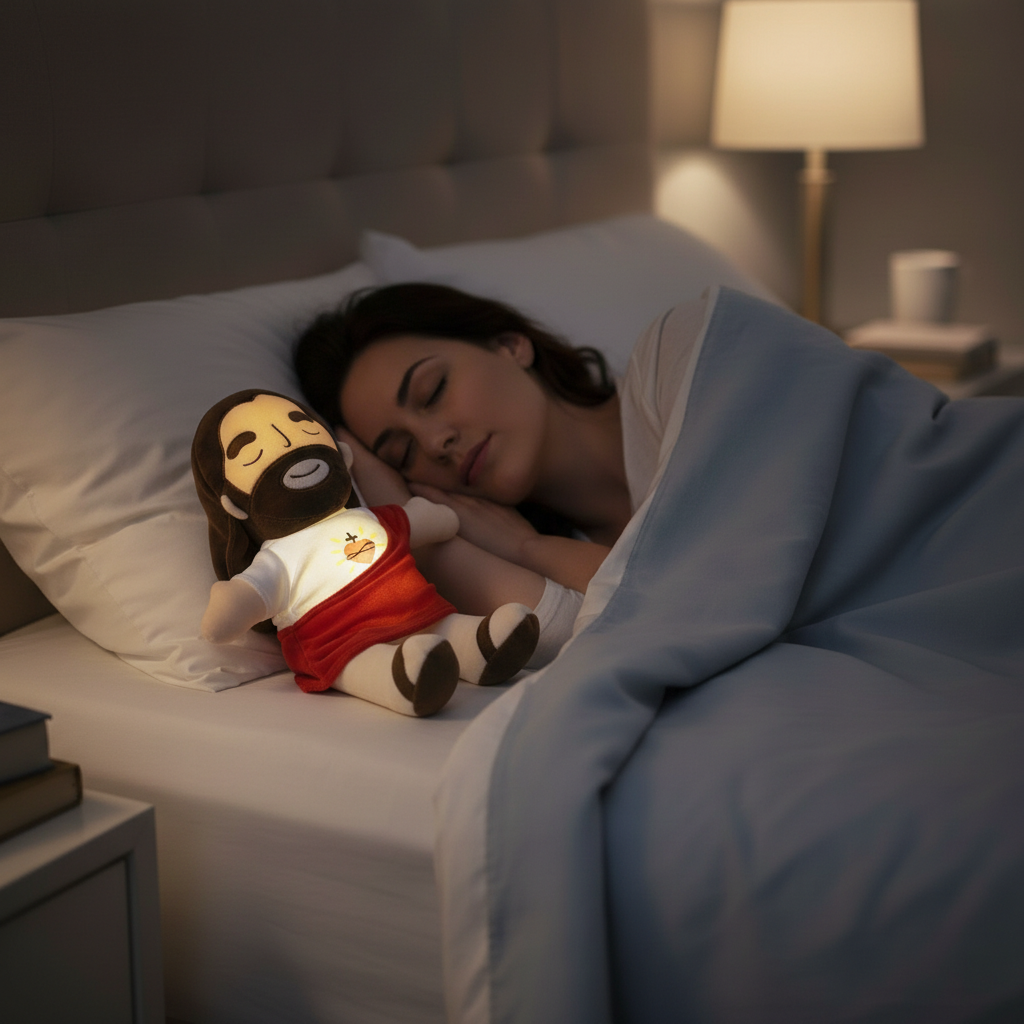 Religious Plush Figure For Spiritual Decor And Gifting