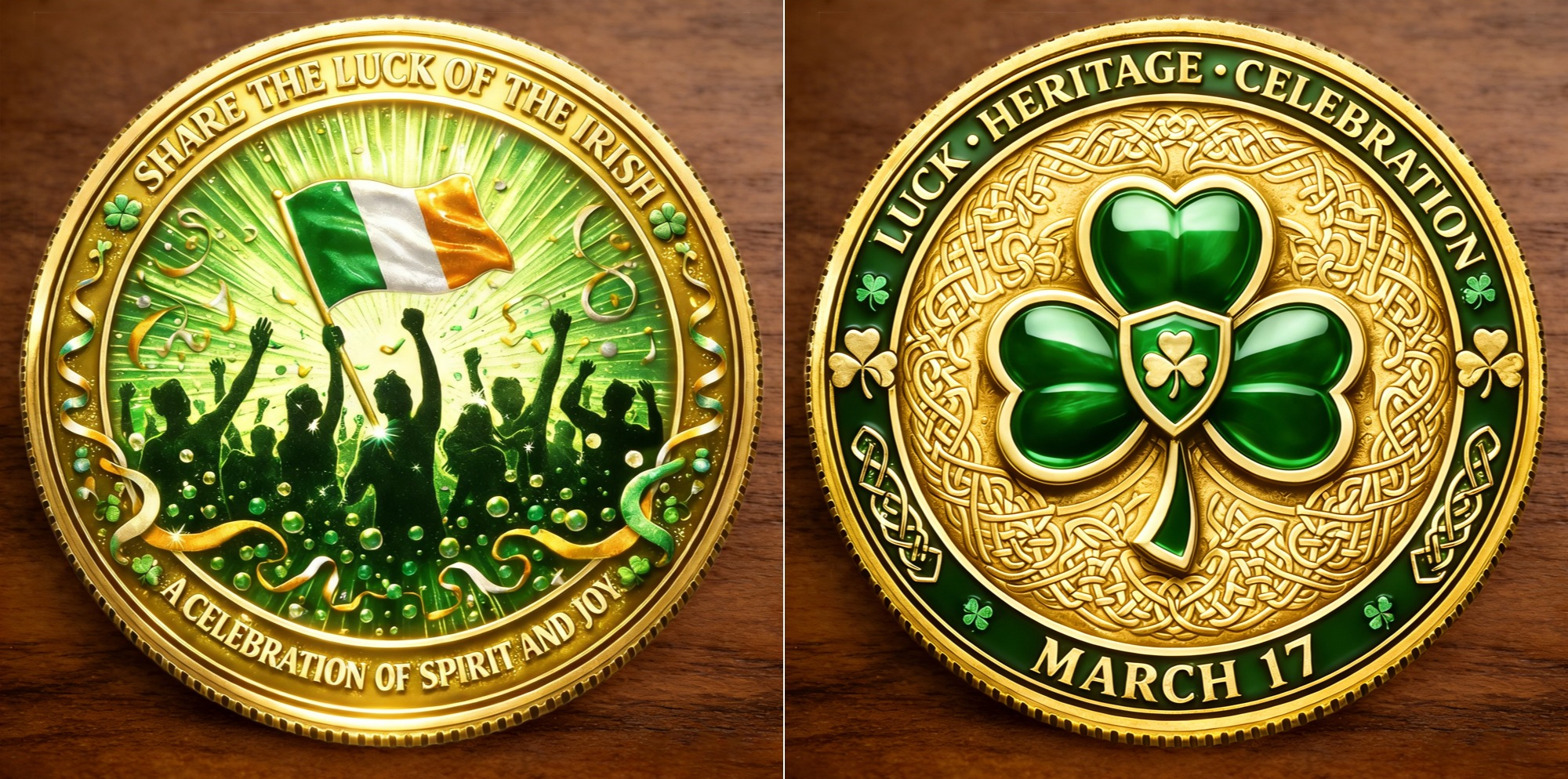 Hot Sale 60% OFF🔥-🍀St. Patrick's Day Commemorative Coin – A Celebration of Luck, Heritage, and Spirit