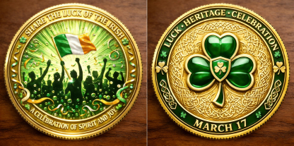 Hot Sale 60% OFF🔥-🍀St. Patrick's Day Commemorative Coin – A Celebration of Luck, Heritage, and Spirit