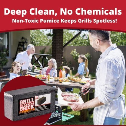 Heavy duty grill cleaning brick