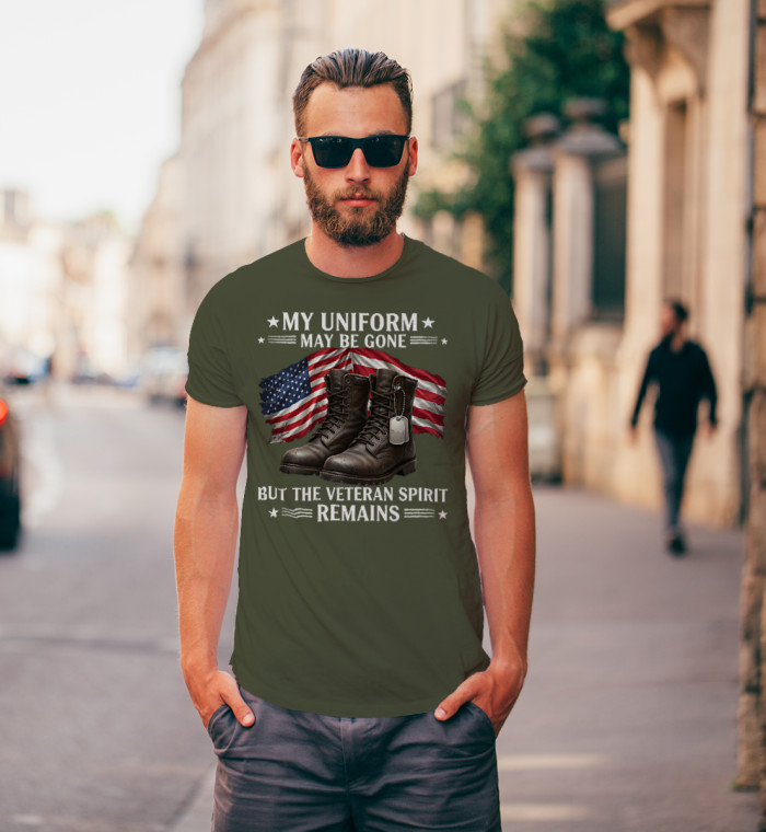 MY UNIFORM MAY BE GONE  Unisex Short Sleeve Classic Tee