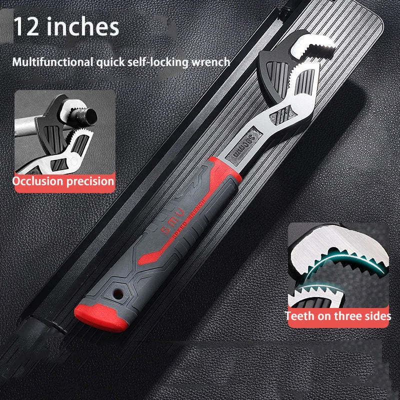 🔥Hot Sale🔥Industrial Grade Multifunctional Self-locking Pipe Wrench Tool