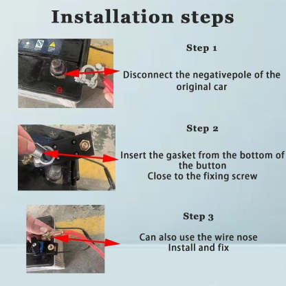 Heavy Duty Anti-Leakage Battery Disconnect Switch – Pure Copper