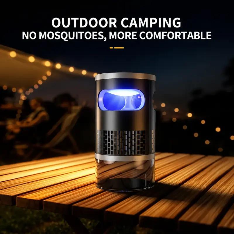 🦟 50% OFF NOW!🔇 Indoor LED Bug Zapper – Bionic UV Light Trap & Night Light – Quiet & Safe for Bedroom – Chemical-Free Mosquito Killer 💡