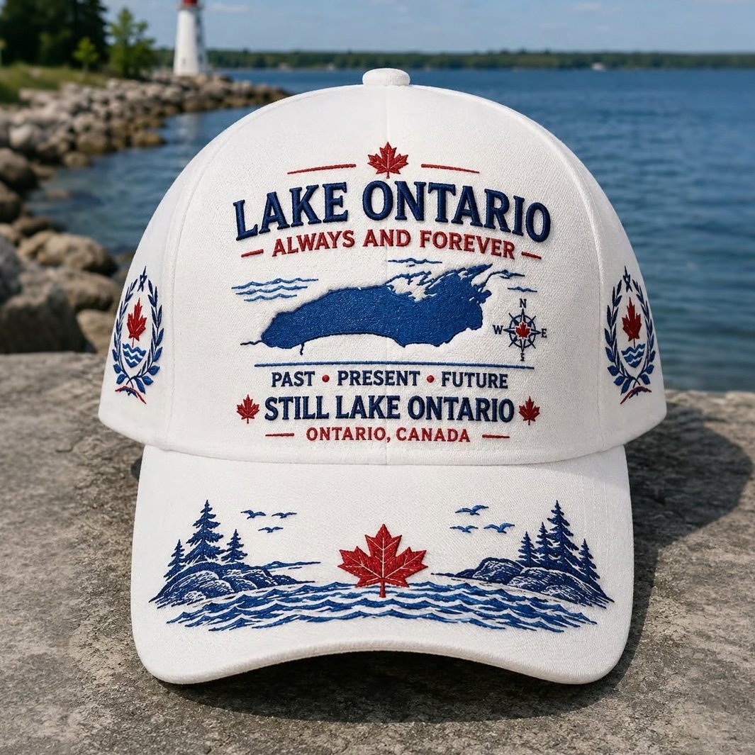 🍁Lake Ontario · Always and Forever — The Cap That Carries Your Lake Story (🧢100% Cotton)