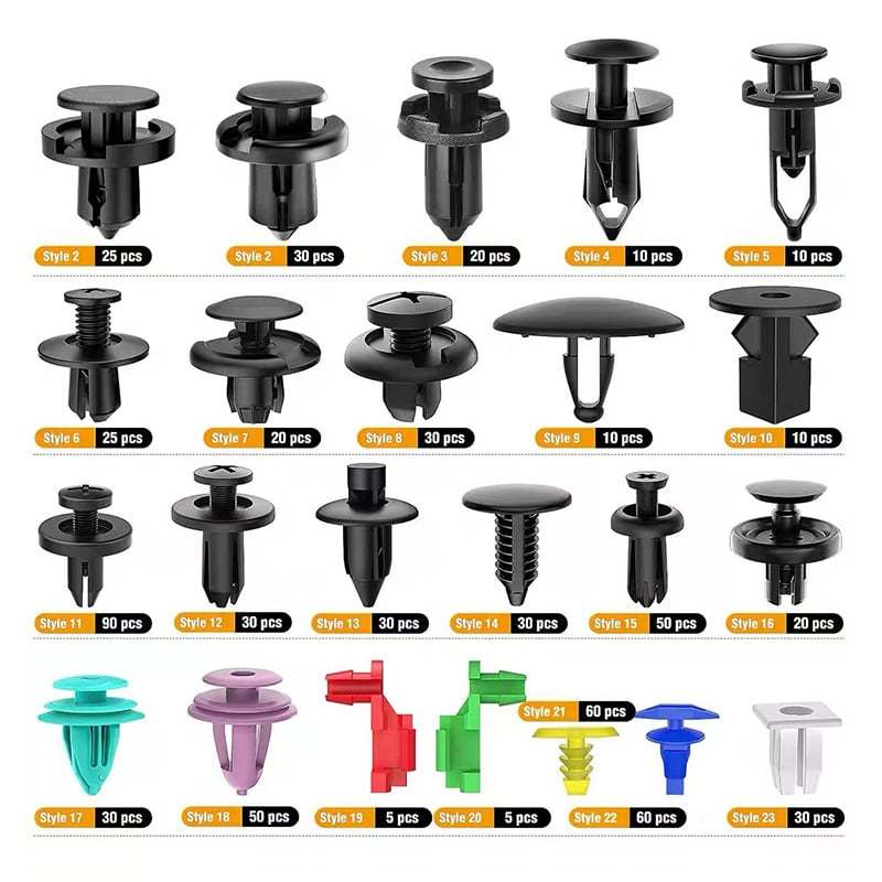 SnapForge 725Pcs Auto Body Fasteners Kit