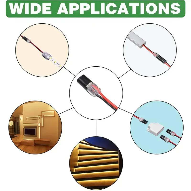 🏆 50K+ SOLD!⚡🔧Flame-Retardant Locking Wire Quick Connectors – Suitable for emergency repairs, home and automotive wiring/mods🏡