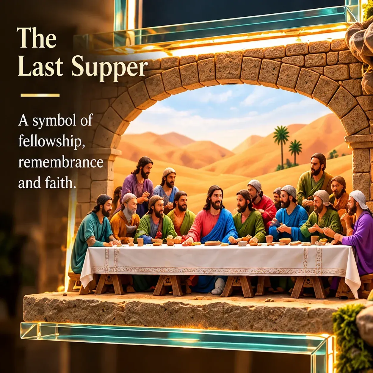 ✨ 49% OFF!✝️The Story of Jesus in 6 Scenes Cross Lamp