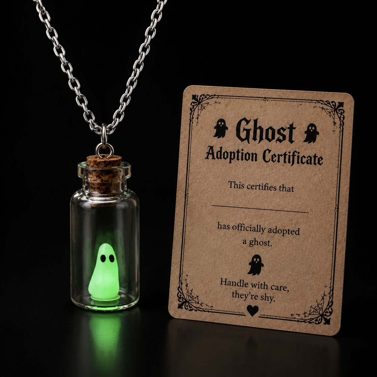 Ghost Adoption Necklace