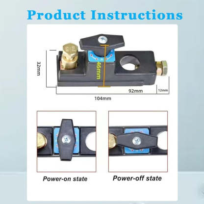 Heavy Duty Anti-Leakage Battery Disconnect Switch – Pure Copper