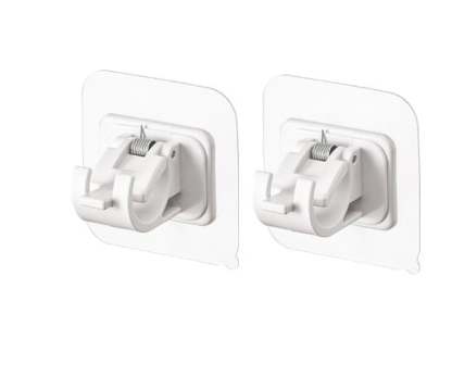 🔥Nail-Free Adjustable Curtain Rod Holders (Set of 2)