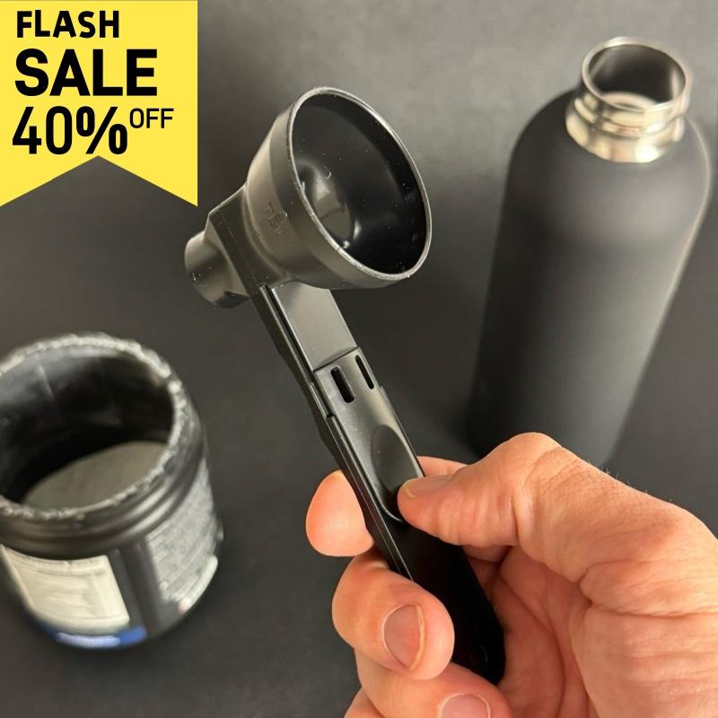 🎁 Лъжичка за протеинов прах с плъзгащ се механизъм 🍵