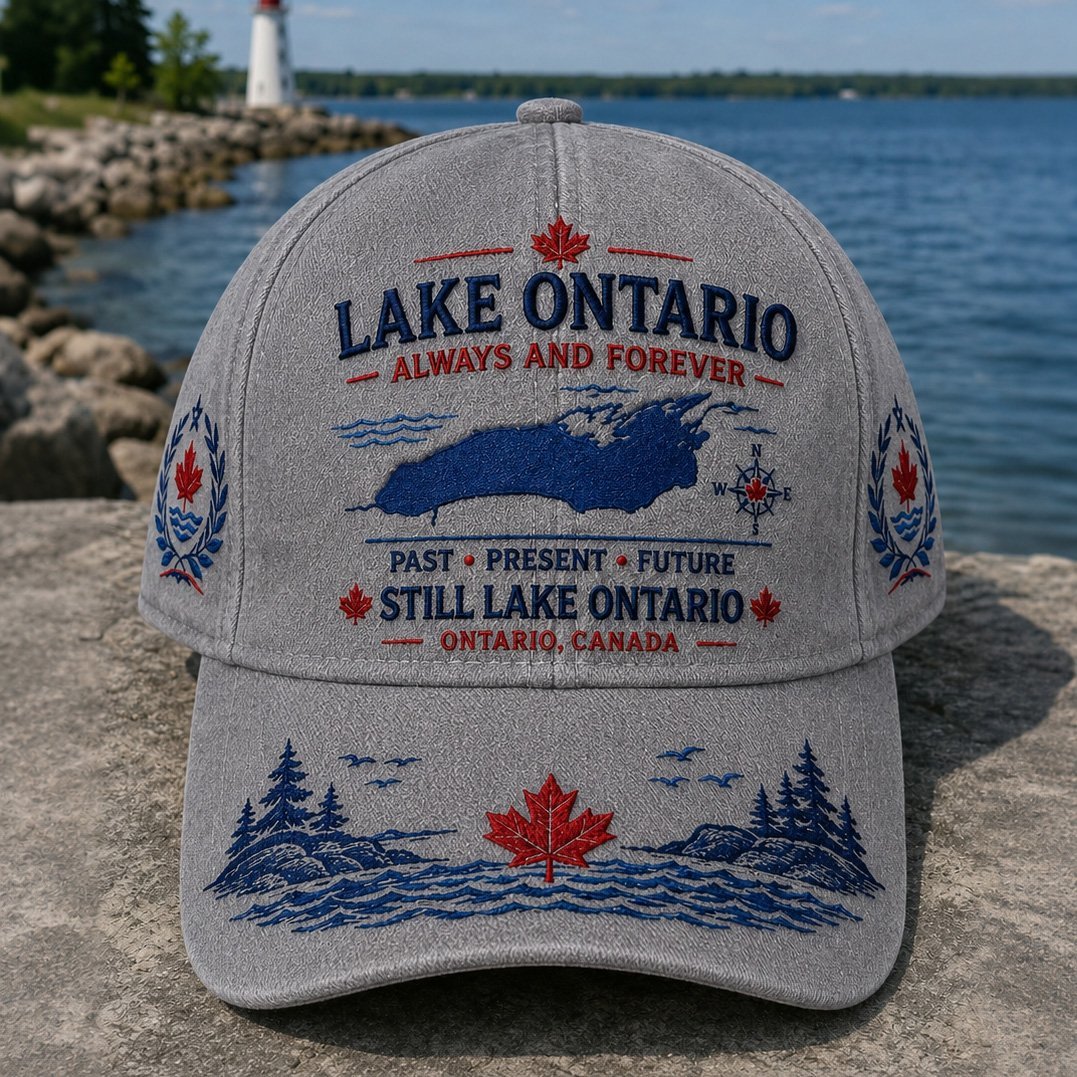  🍁Lake Ontario · Always and Forever — The Cap That Carries Your Lake Story (🧢100% Cotton)