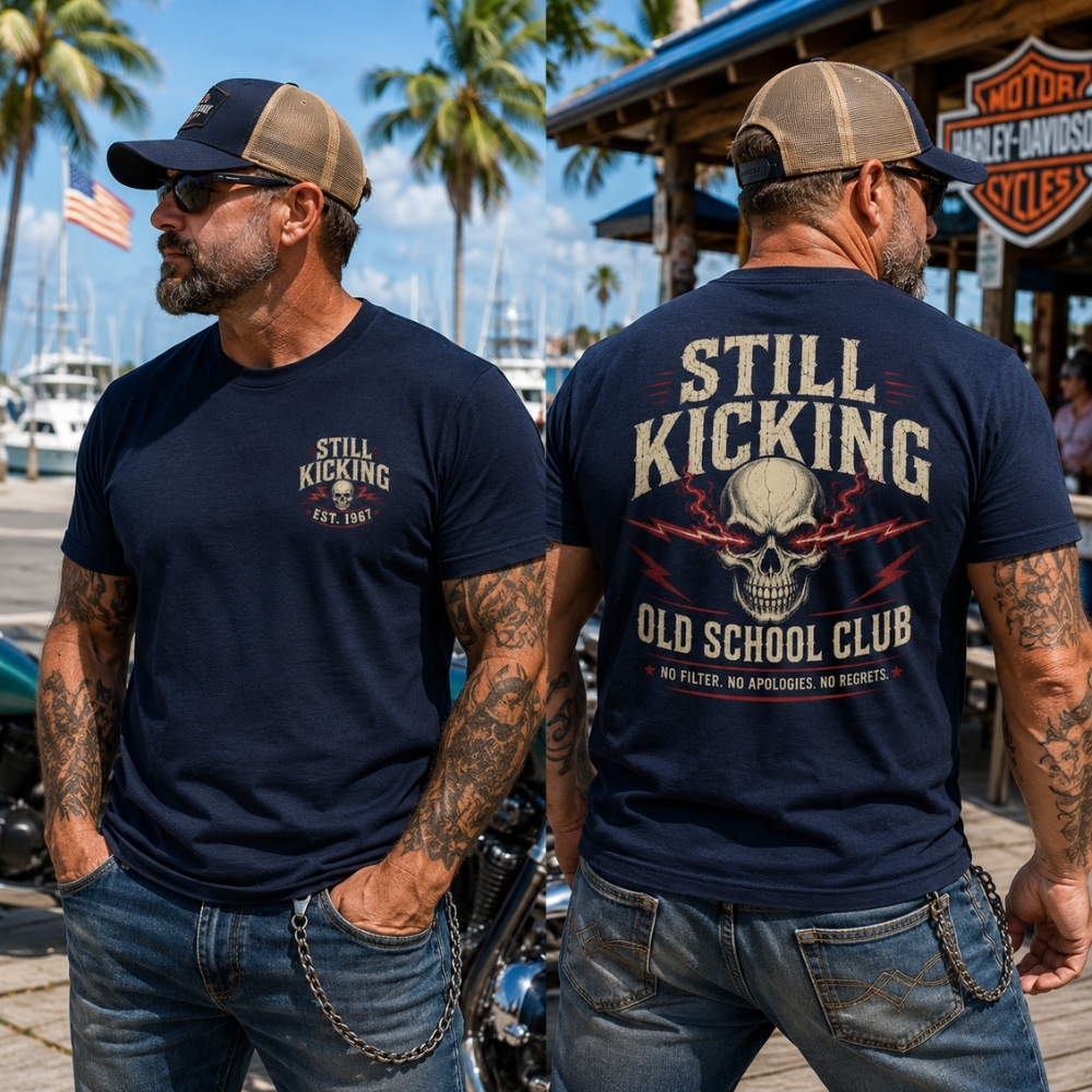 STILL KICKING™ Custom Year Shirt | Old School Club