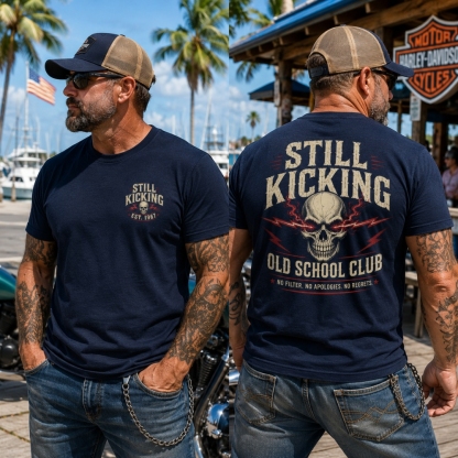 STILL KICKING™ Custom Year Shirt | Old School Club